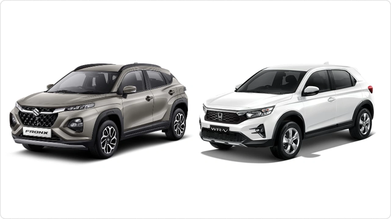 Komparasi Small SUV Rp250 jutaan: Suzuki Fronx lawan Honda WR-V varian termurah. Foto: Kolase dok. SIS dan HPM.