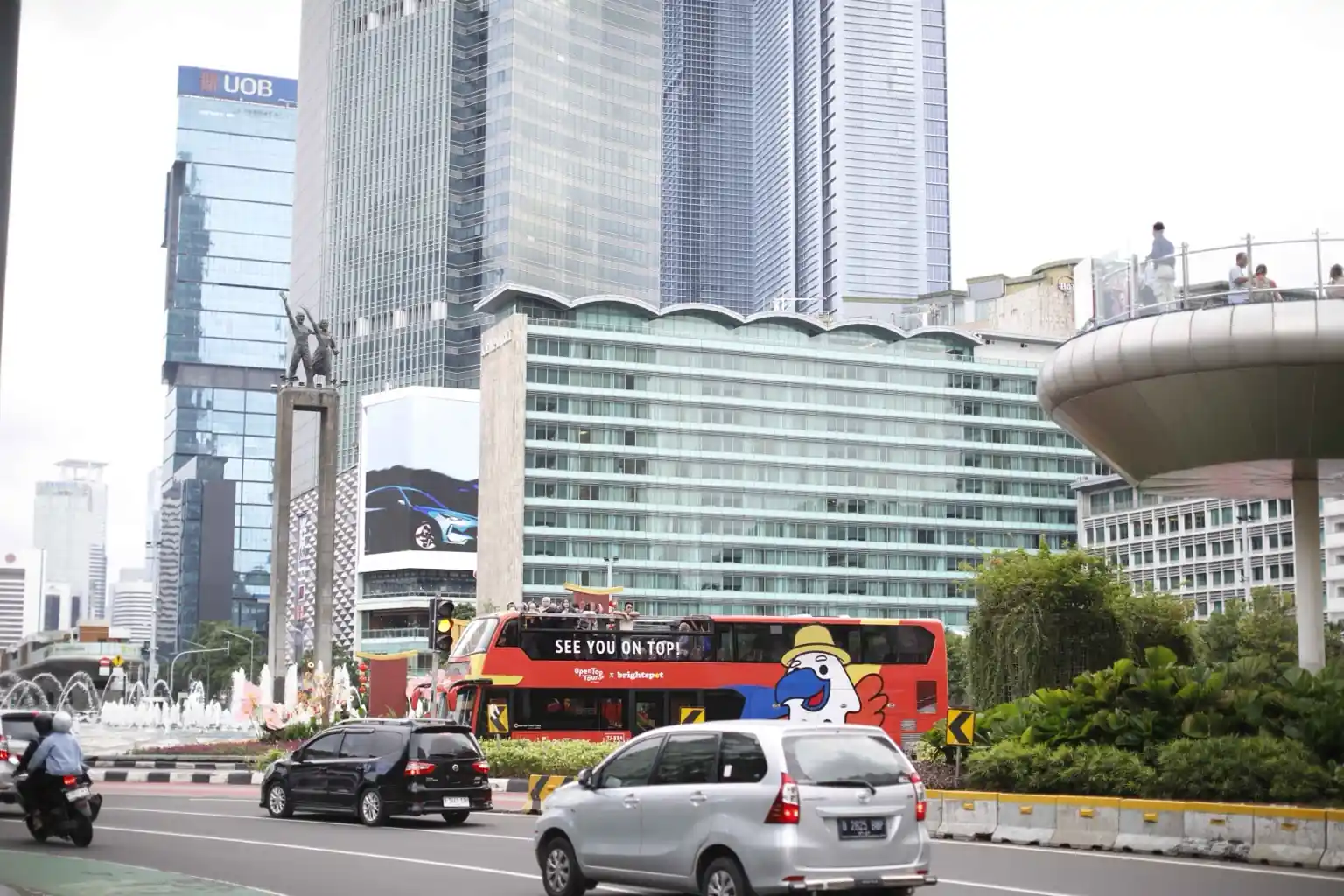 Hotel Kempinski di Bundaran HI, Jakarta. Hotel-hotel di kawasan pusat ibu kota seperti ini selama bertahun-tahun menjadi pilihan utama untuk agenda instansi pem