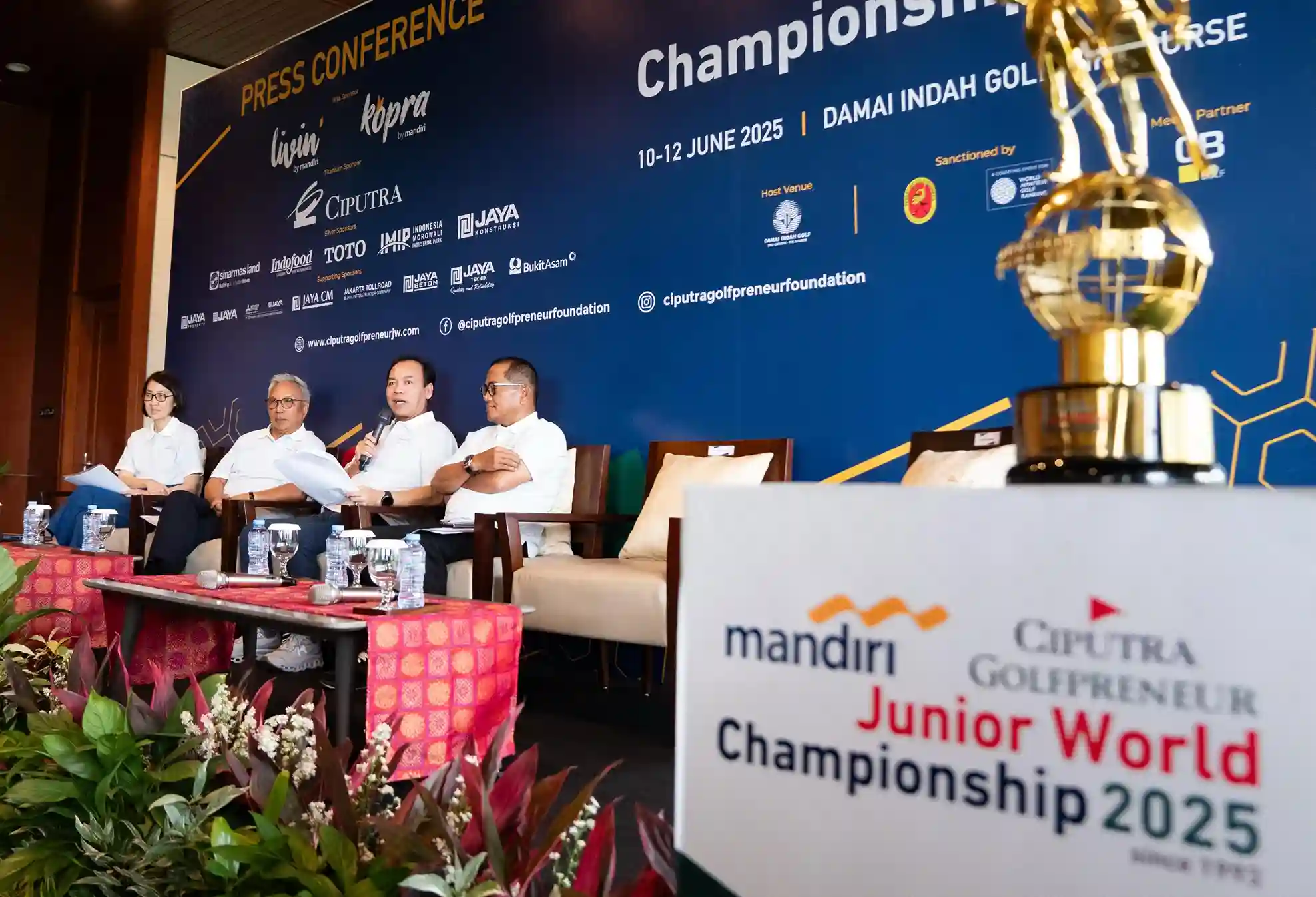 Bank Mandiri menjadi sponsor utama ajang Mandiri Ciputra Golfpreneur Junior World Championship (MCGJWC) 2025. (Foto: Dok. Bank Mandiri)