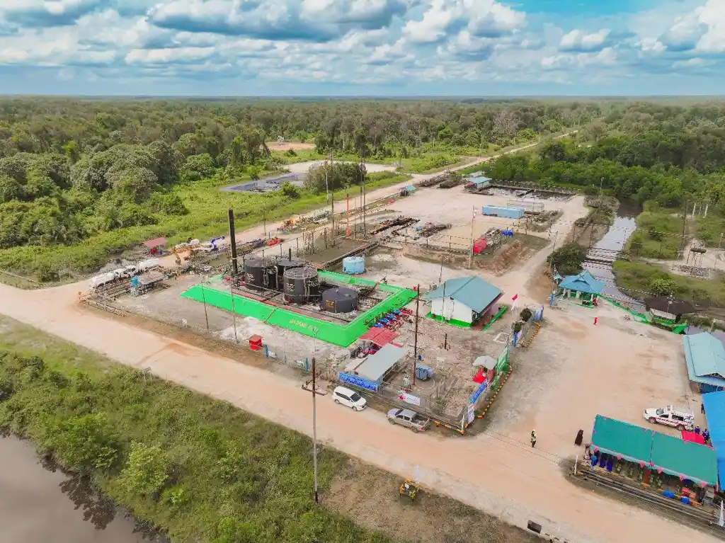Fasilitas milik Energi Mega Persada di Siak, Riau. (Foto: Dok. EMP)