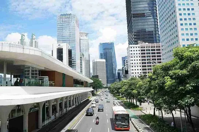 Kawasan perkantoran Sudirman, Jakarta Selatan. Foto: KabarBursa.com/Abbas