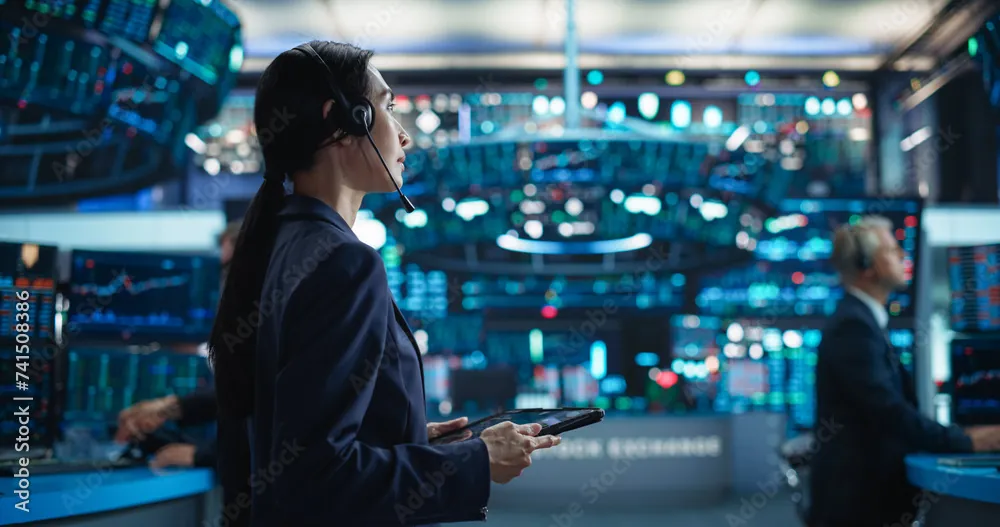 Ilustrasi suasana di bursa saham Asia. (Foto: Adobe Stock)