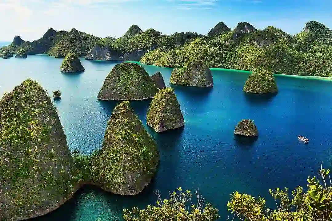 Ilustrasi wilayah pariwisata Raja Ampat, Papua