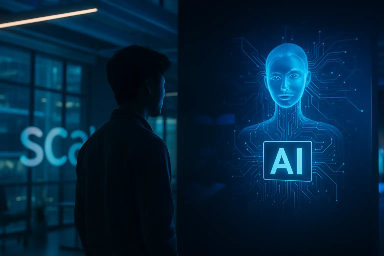 Meta investasi Rp233 triliun ke Scale AI dan merekrut CEO-nya untuk tim superintelligence, menegaskan ambisinya menyaingi Google dan OpenAI. Ilustrasi dibuat oleh AI untuk KabarBursa.com.
