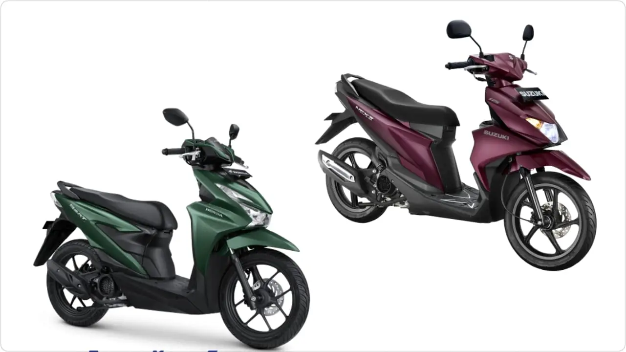 Honda BeAT vs Suzuki NEX II, Mana yang lebih menarik? Foto: dok. AHM dan SIS.