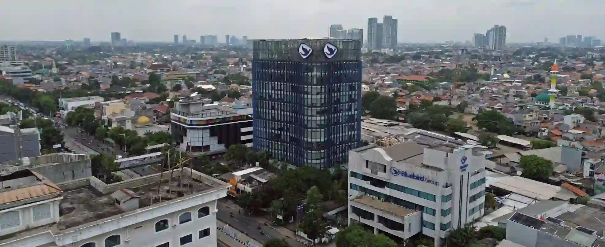 Kantor Pusat Blue bird di Jakarta. Foto: dok Blue Bird