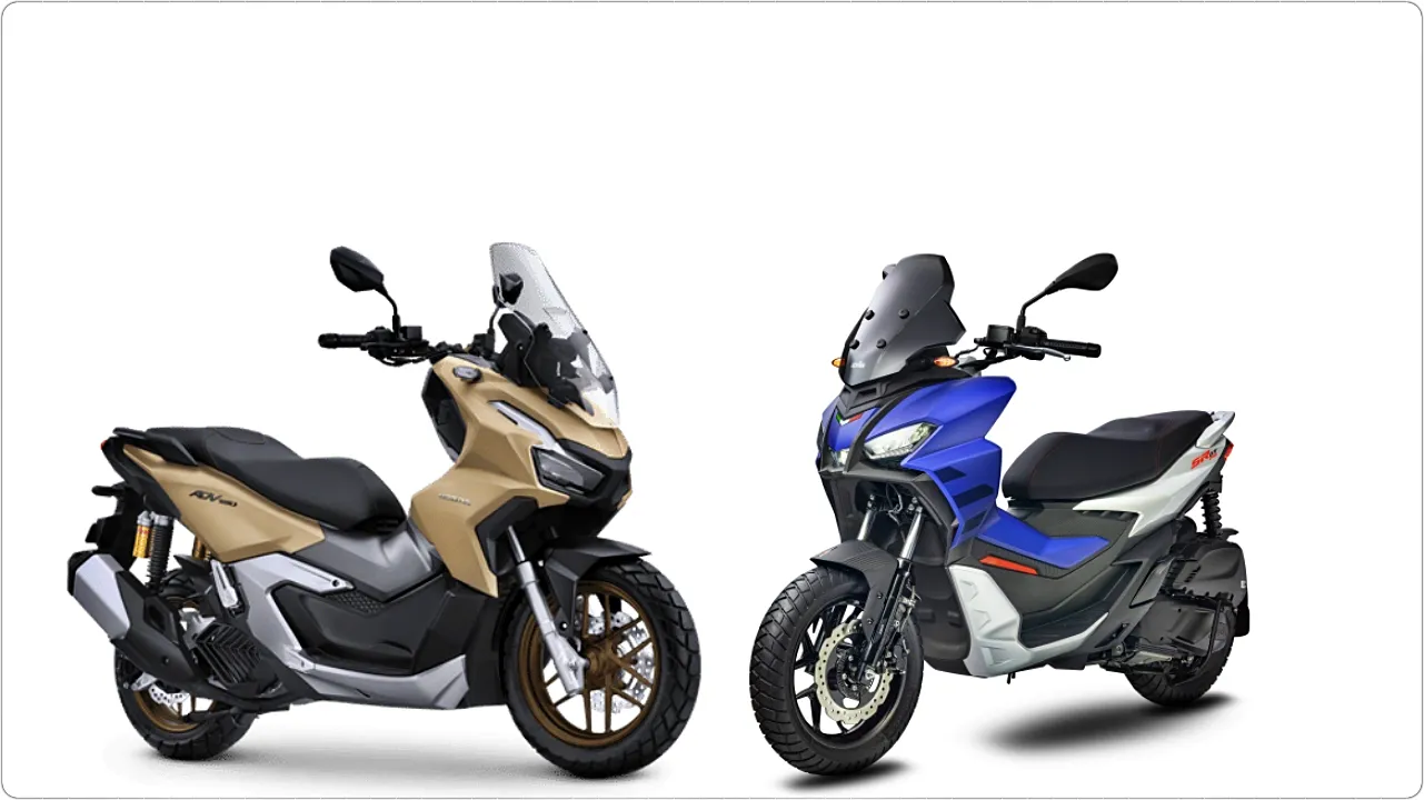 Duel Skutik Adventure, Honda ADV 160 vs Aprilia SR-GT 200. Harga mulai Rp37 jutaan. (Foto: Dok. HPM dan Aprilia)