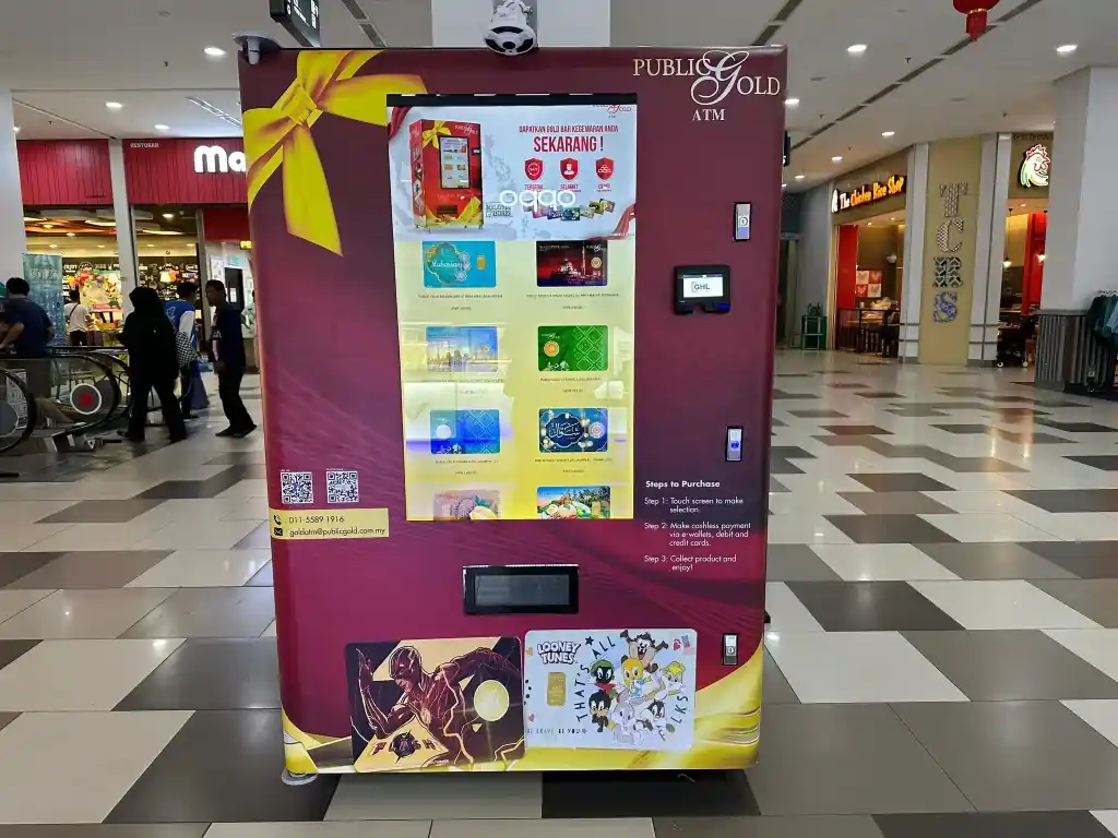 Salah satu mesin ATM Emas milik Public Gold. (Foto: Dok Perusahaan)