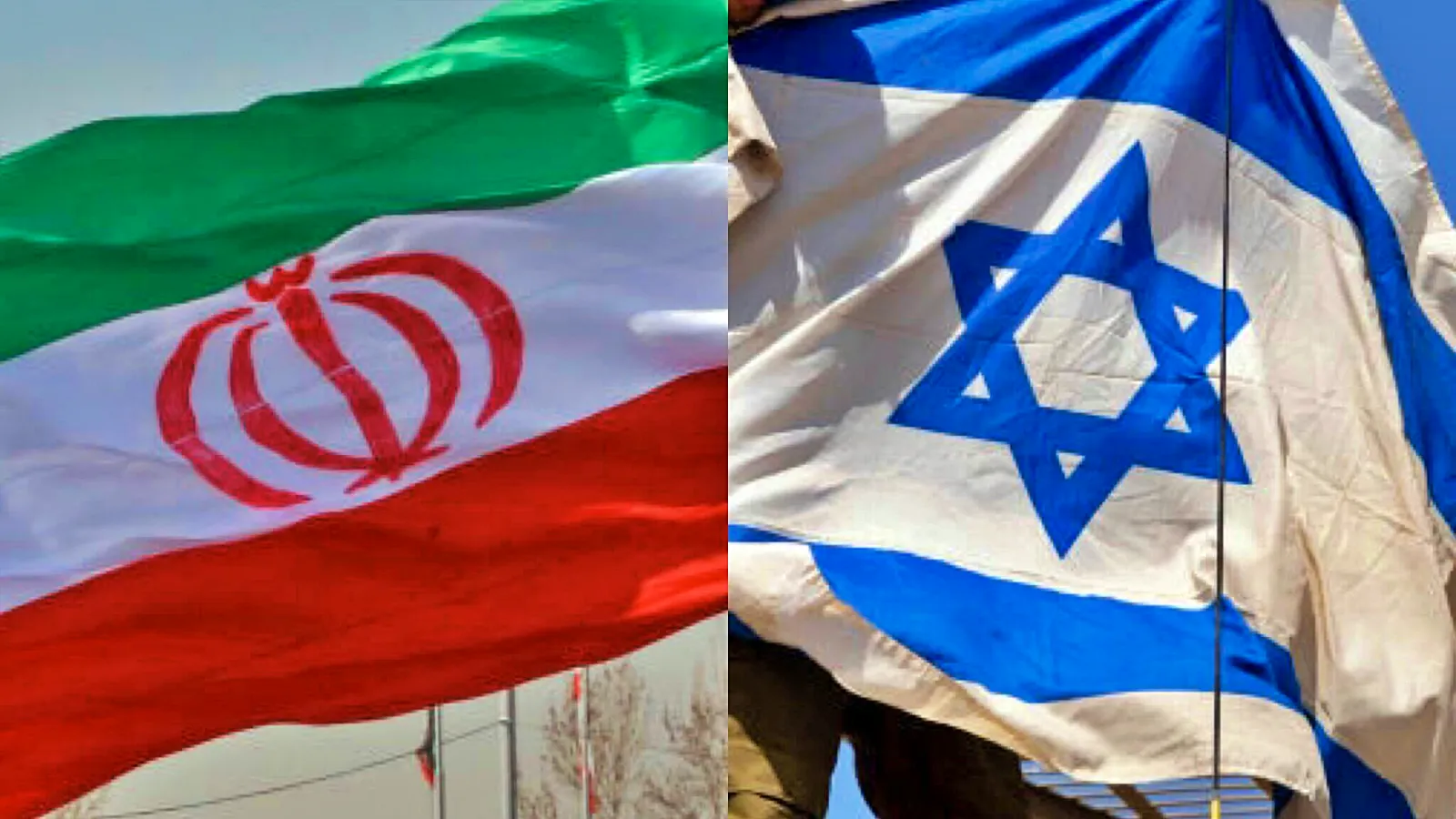 Bendera Iran dan Israel (Foto: Wikimedia Commons/Demoreno01)