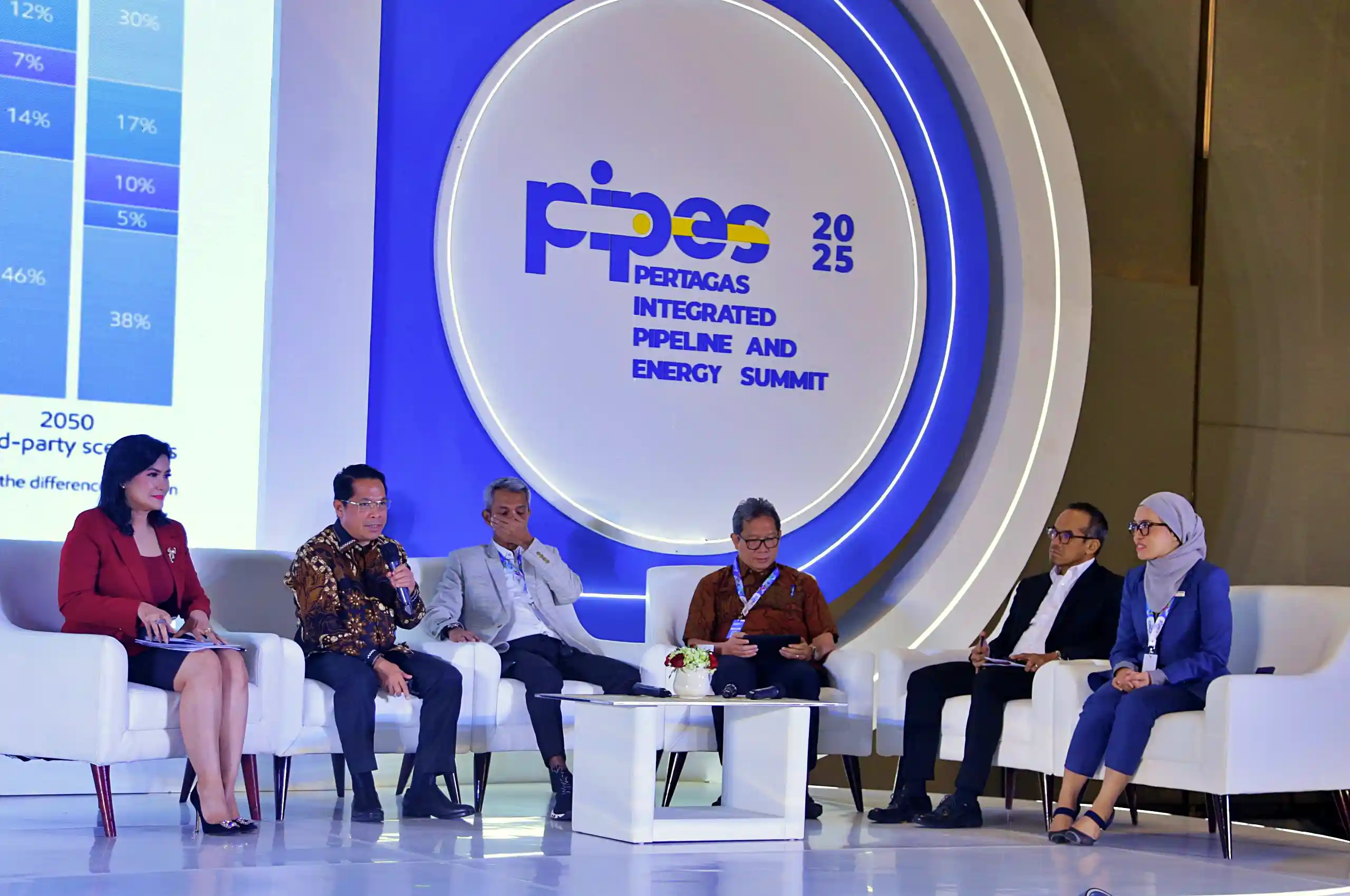 Forum Pertagas Integrated Pipeline and Energy Summit (PIPES) 2025 yang diselenggarakan oleh PT Pertamina Gas sebagai bagian dari Subholding Gas Pertamina, menjembatani dialog para pelaku industri. (Foto: Dok. Pertagas)
