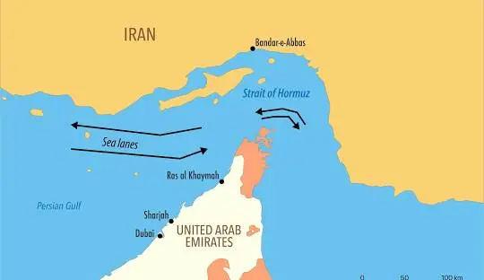 ILustrasi Selat Hormuz