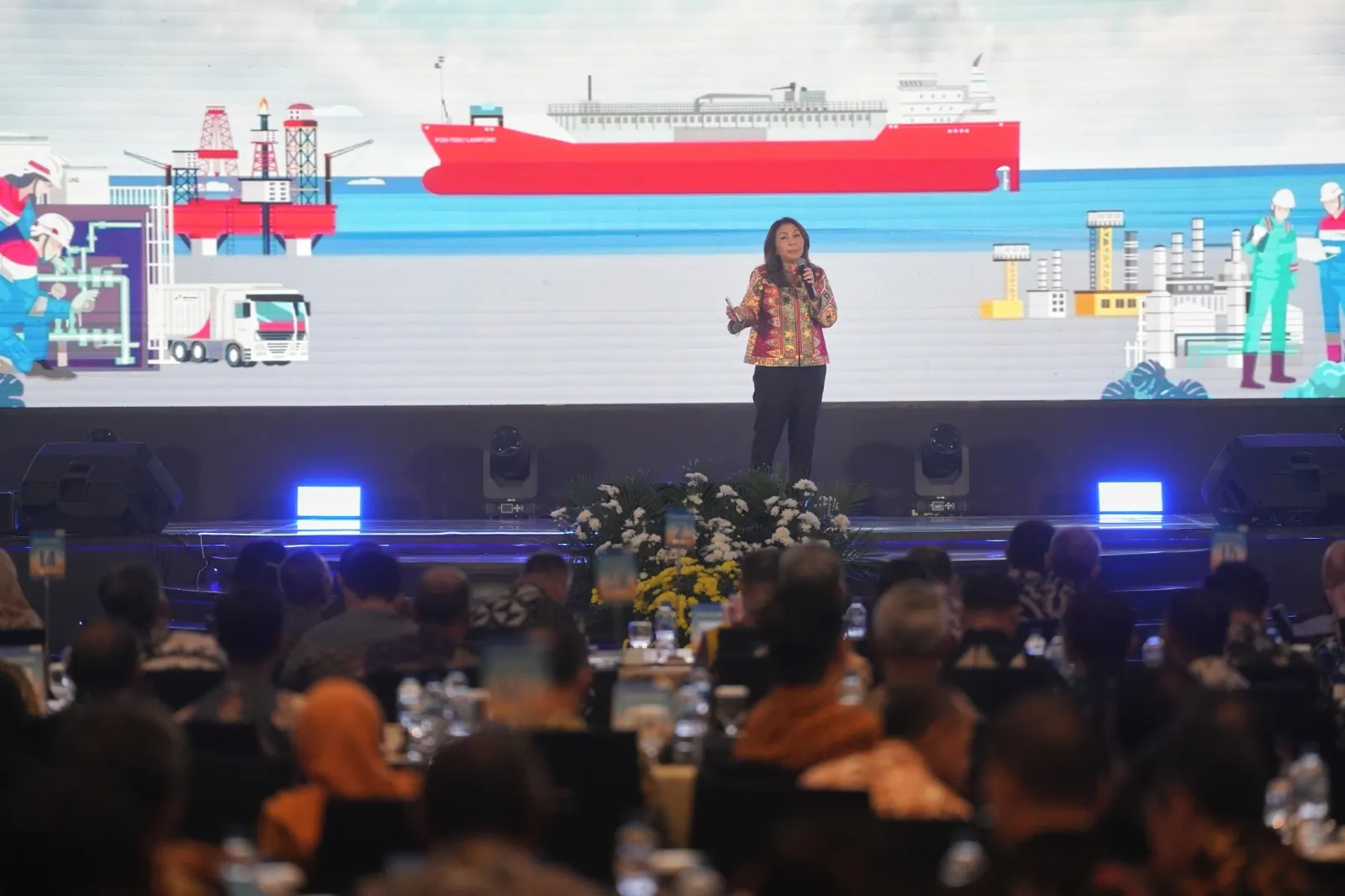 Direktur Komersial PGN Ratih Esti Prihatini, dalam Customer Business Forum dengan pelanggan industri di wilayah SOR II pada Selasa, 24 Juni 2025. (Foto: Istimewa)