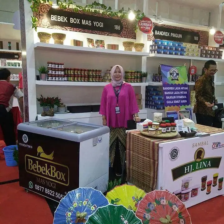 Lina S. Rahmania, pemilik Sanrah Food, UMKM binaan BRI. (Foto: Istimewa)