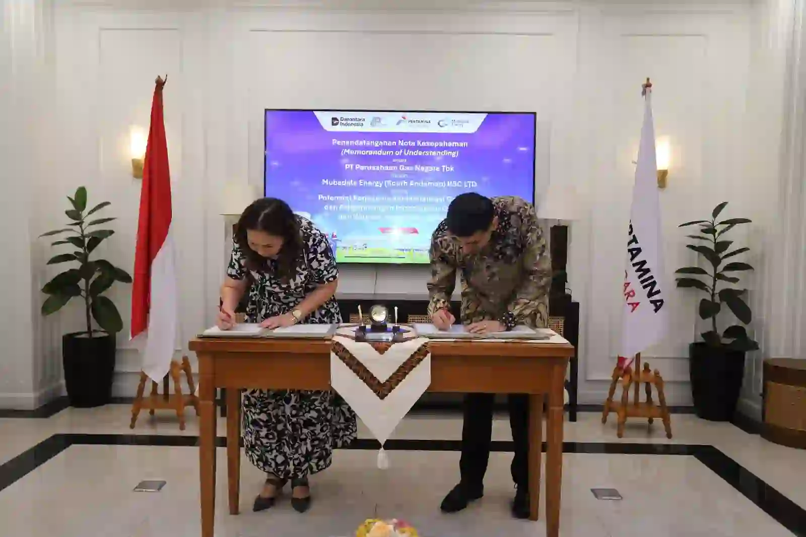 PT Perusahaan Gas Negara Tbk (PGN) dan Mubadala Energy (South Andaman) RSC LTD (“Mubadala Energy”)