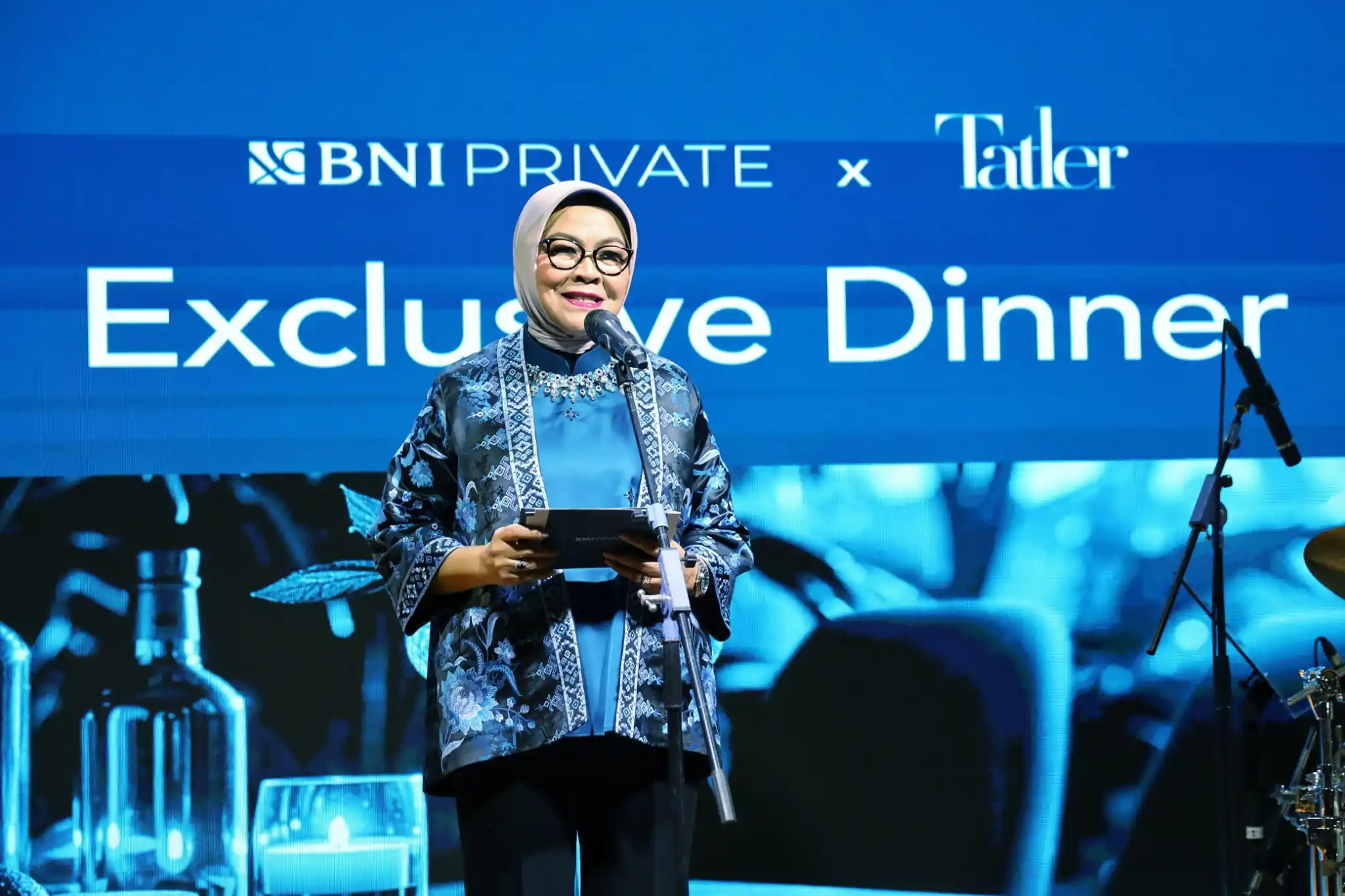 Direktur Consumer Banking BNI Corina Leyla Karnalies, saat meresmikan wajah baru BNI Private. (Foto: Istimewa)