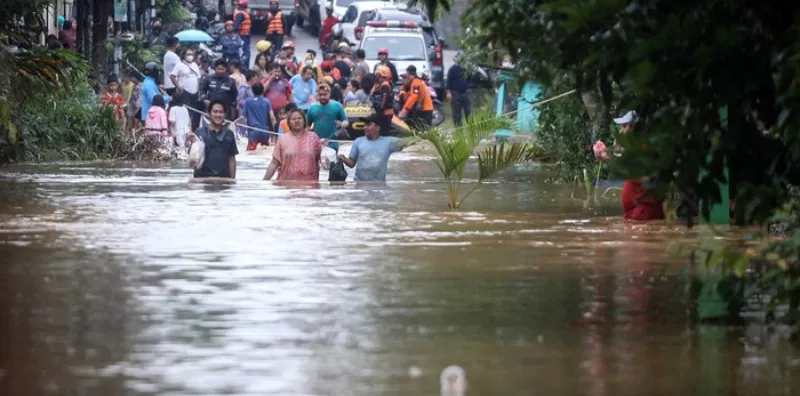 Ilustrasi banjir