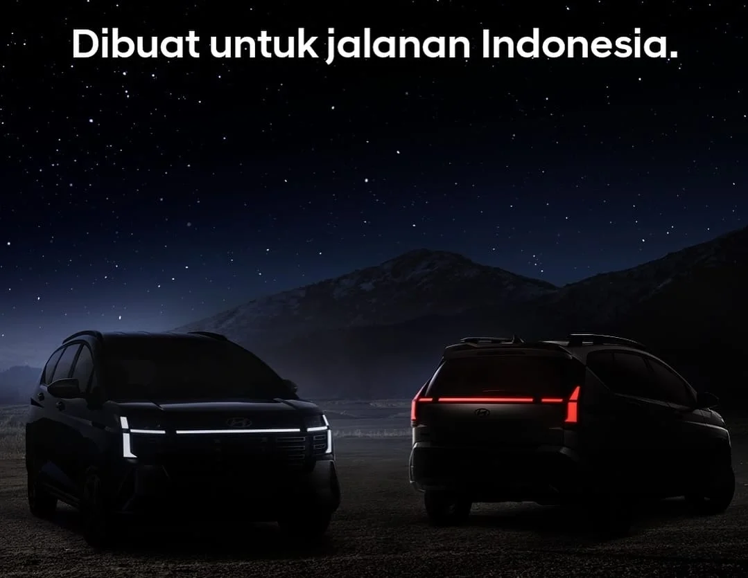 Hyundai pamer bocoran mobil baru. Inikah Hyundai Stargazer facelift? Foto: Instagram/@hyundaimotorindonesia.