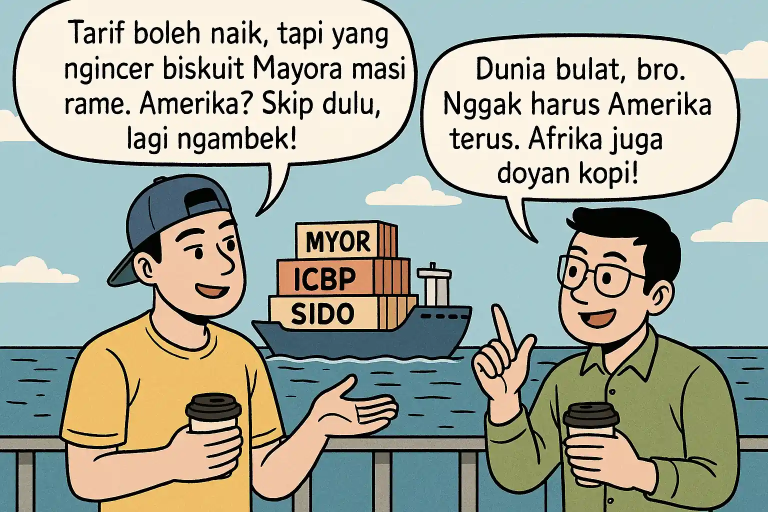 Tarif 32 persen AS mengancam ekspor RI. Tapi emiten seperti MYOR, ICBP, SIDO, dan AUTO sudah punya jalan keluar sejak lama dengan melakukan ekspansi bisnis ke A