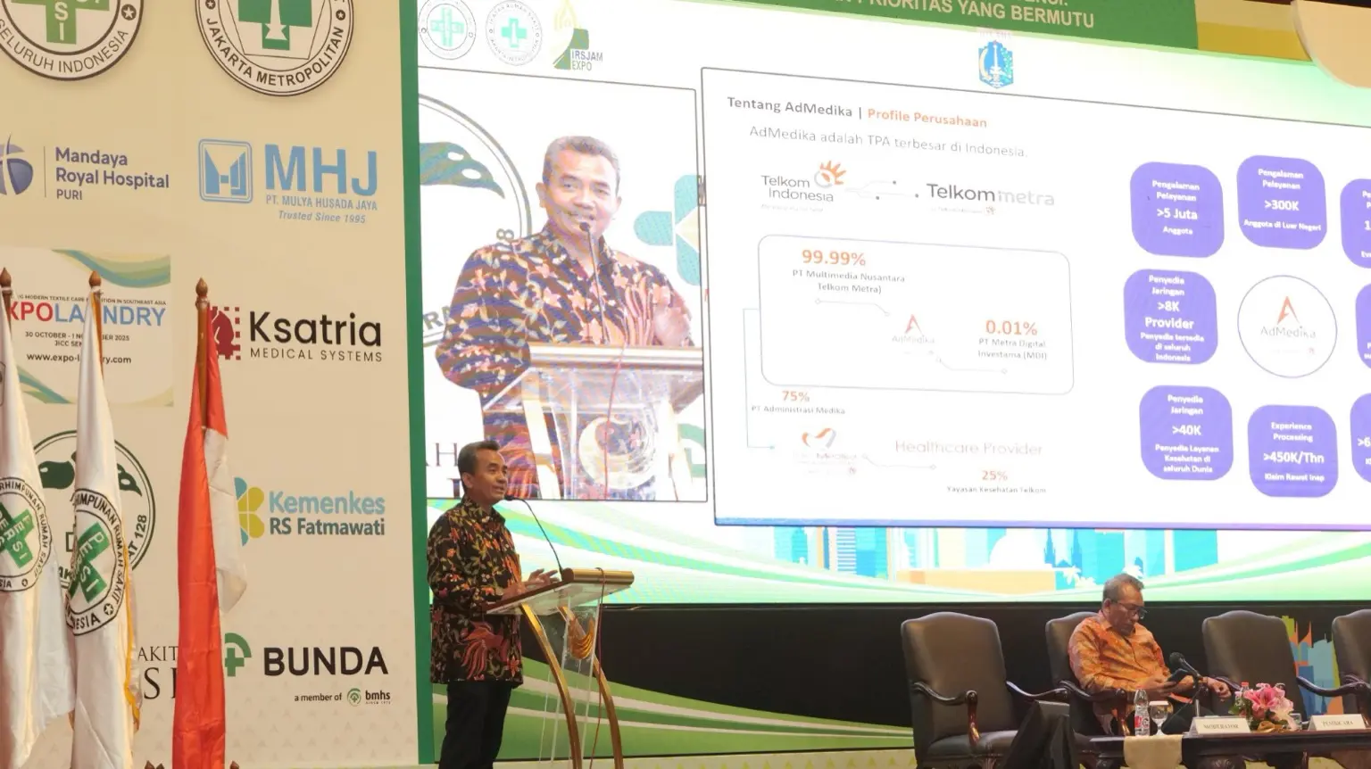 AdMedika hadirkan solusi digital kesehatan terintegrasi lewat SIM Healthical, AdKes, dan fitur-fitur inovatif berbasis teknologi AI. Foto: Dok. Telkom.