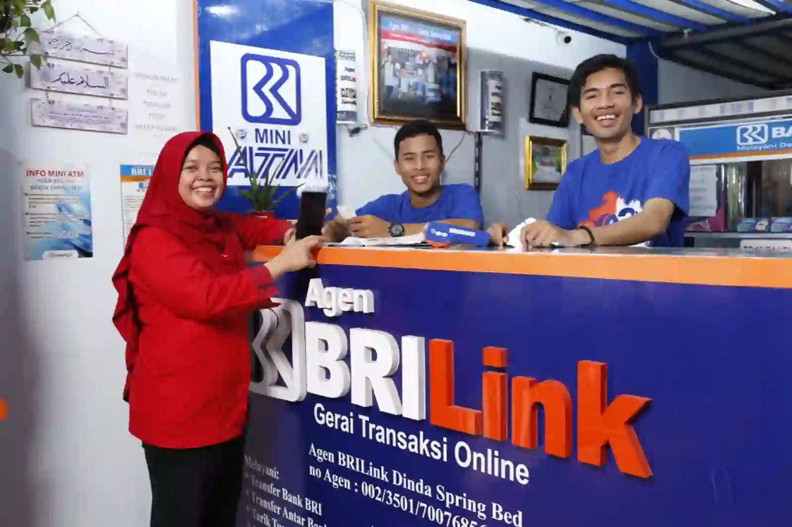 AgenBRILink lantaran pengaruh kuat dari fondasi jaringan agen melalui sistem yang andal, aman, dan efisien. Foto: dok BRI