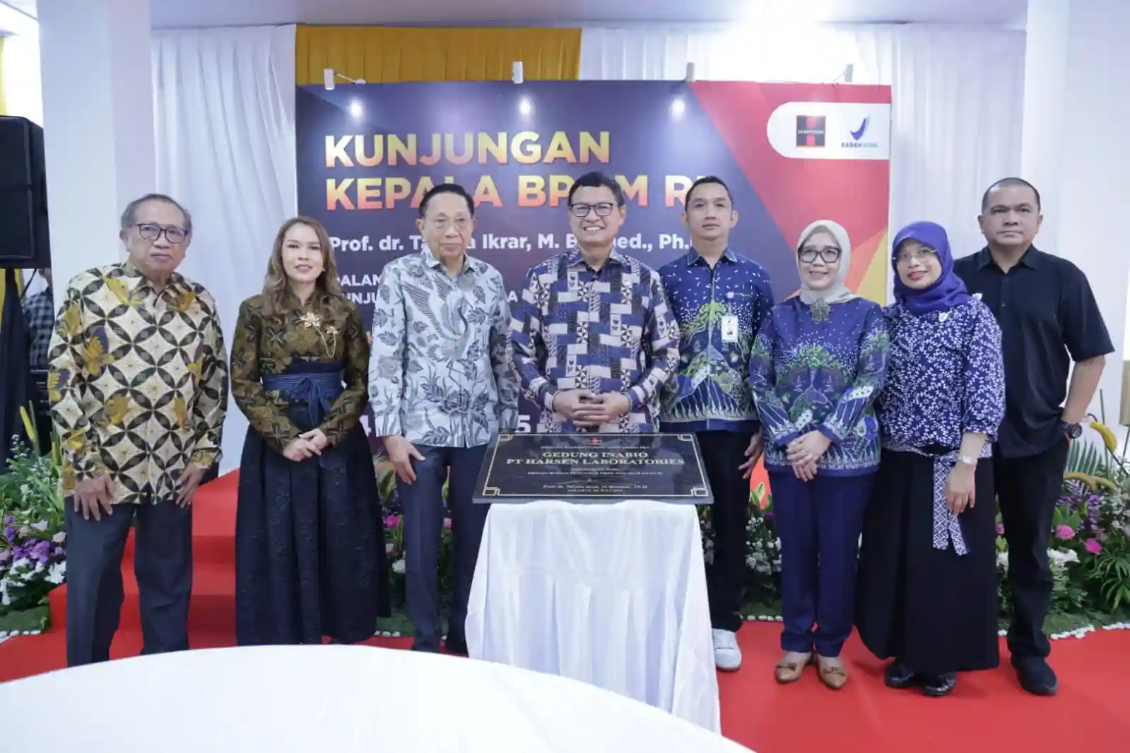 Peresmian Gedung INABIO milik PT Harsen Laboratories 