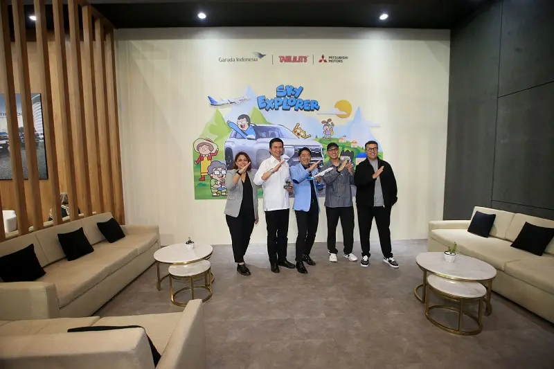 Kolaborasi antara Mitsubishi Motors, Garuda, dan kreator Tahilalats. Foto: doc Mitsubishi Motors.