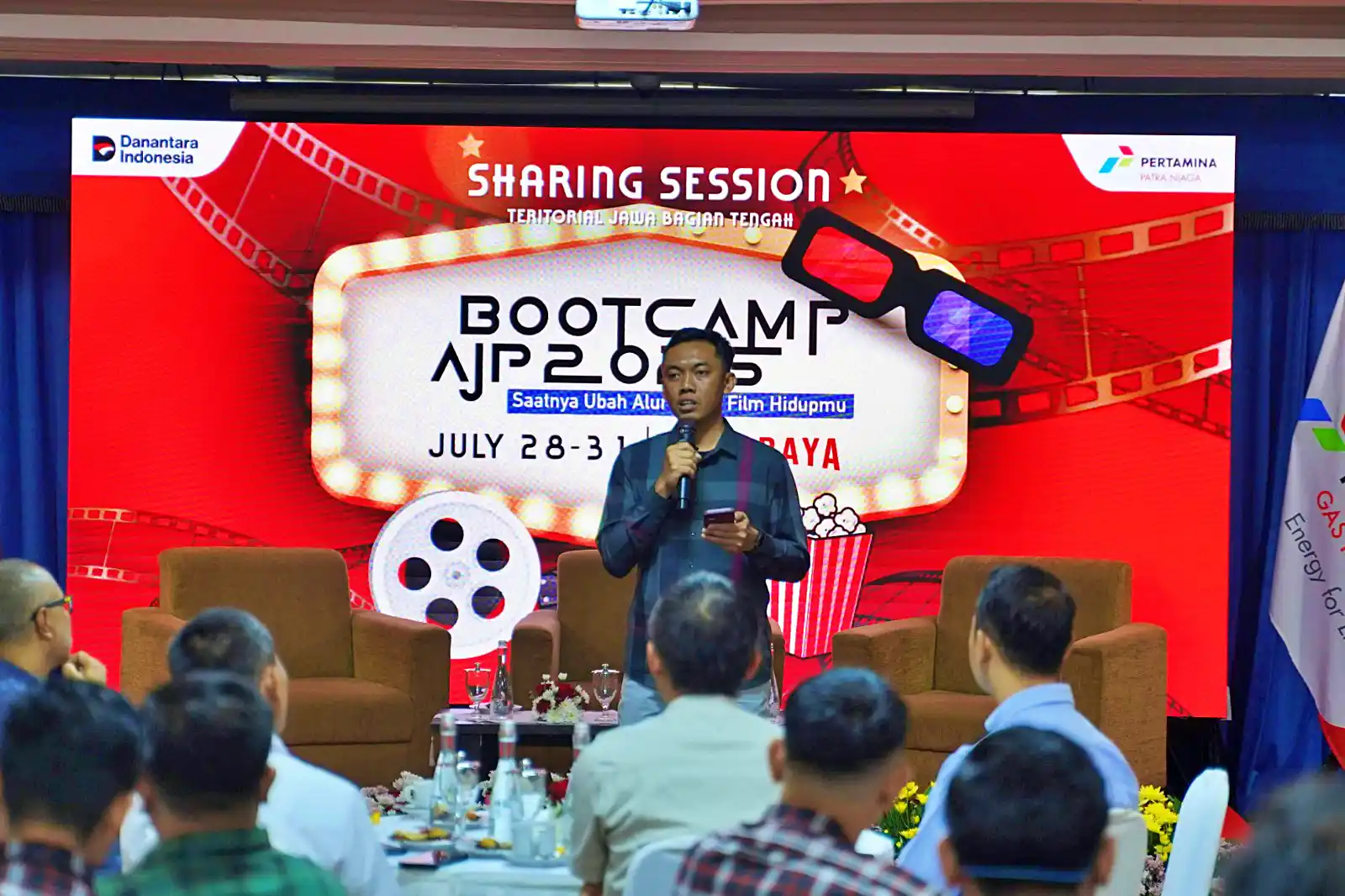 Pertamina Patra Niaga menggelar Bootcamp Anugerah Jurnalistik Pertamina (AJP) Teritori Jawa Bagian Tengah bagi insan pers. (Foto: Dok. Pertamina)