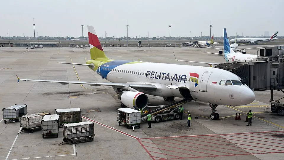 Salah satu armada Pelita Air. Foto: Wikipedia