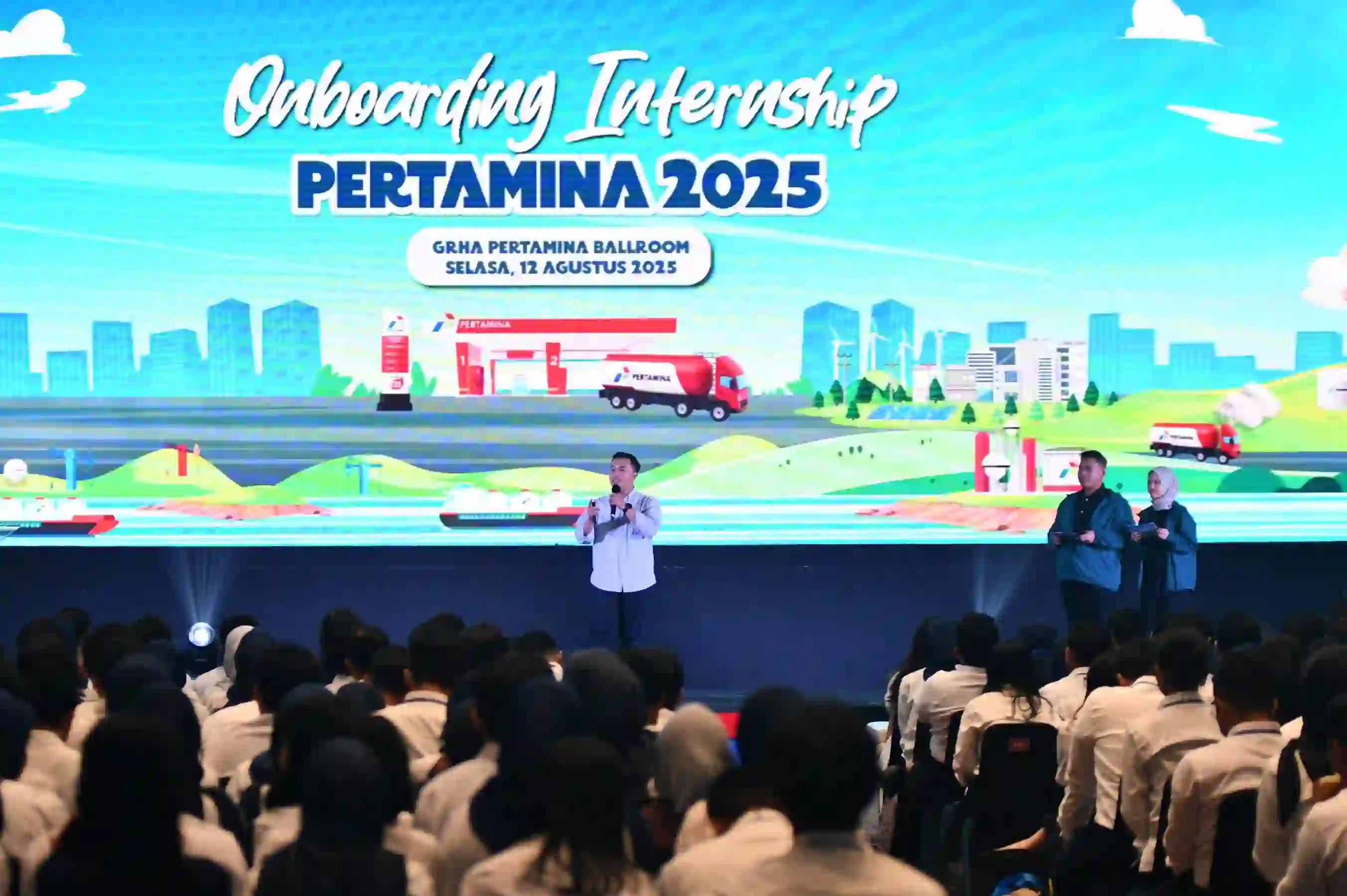 Para peserta magang akan ditempatkan di lingkungan Pertamina Group