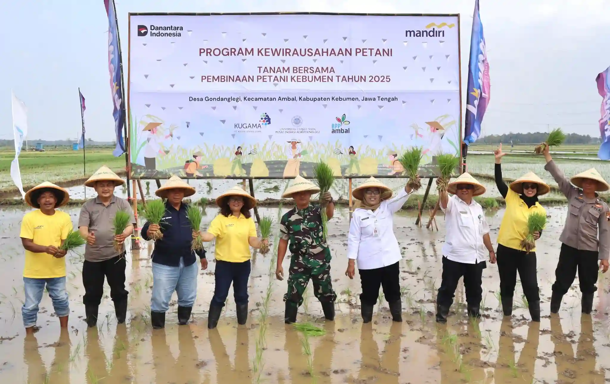 Petani mandiri asuhan PT Bank Mandiri (Persero) Tbk. Foto: Dok Bank Mandiri.