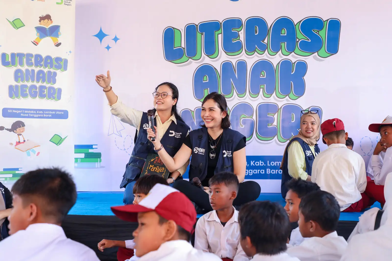 BRI Peduli gerakkan program Literasi Anak Negeri. Foto: BRI