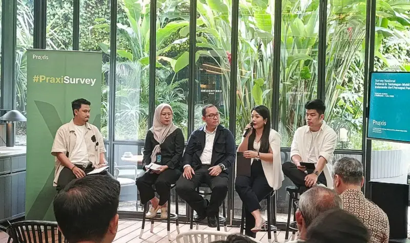 Pemaparan hasil riset Praxis terkait mobil listrik di Jakarta, Kamis, 14 Agustus 2025. Foto: KabarBursa.com/Citra