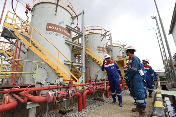 Tangki Minyak milik PT Pertamina (Persero). Foto: Dok Pertamina.