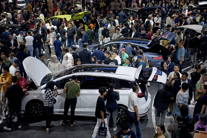 BYD saat tampil di GIIAS 2025. Foto: doc BYD. 