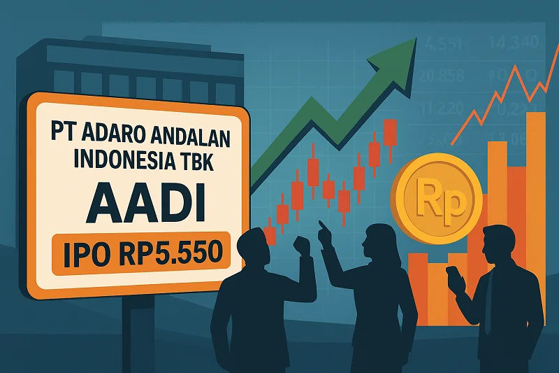 Ilustrasi tantangan besar AADI usai diuji oleh tantangan harga batu bara. Gambar dibuat oleh AI untuk KabarBursa.com.