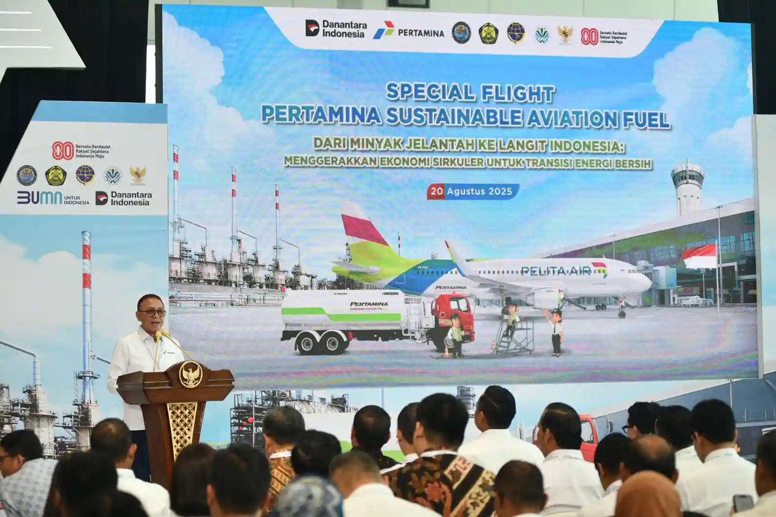 Pertamina telah berhasil mencapai milestones sebagai Regional Champion SAF karena merupakan satu-satunya perusahaan