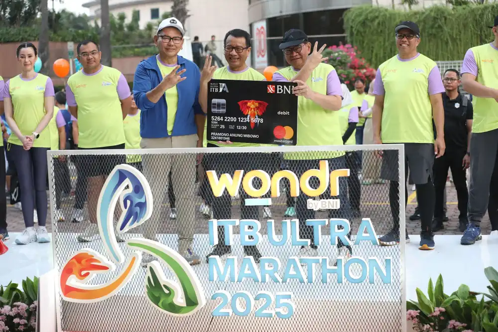 Community Run BNI bekerja sama dengan Institut Teknologi Bandung (ITB), yang digelar Minggu, 24 Agustus 2025. Foto: Dok BNI.