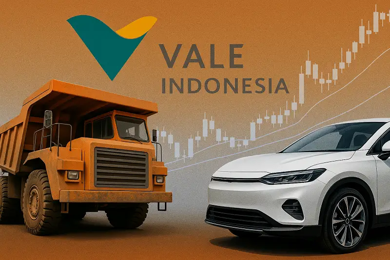Ilustrasi PT Vale Indonesia Tbk yang siap cetak laba ganda. Gambar dibuat oleh AI untuk KabarBursa.com.