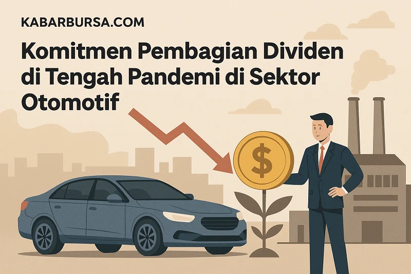 Ilustrasi emiten yang rajin membagikan dividen meski laba turun. Gambar ini dibuat oleh AI untuk KabarBursa.com.