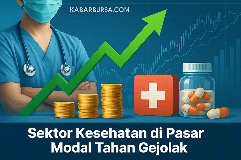 Emiten di sektor kesehatan dengan arus kas positif selama lima tahun. Gambar ini dibuat oleh AI untuk KabarBursa.com