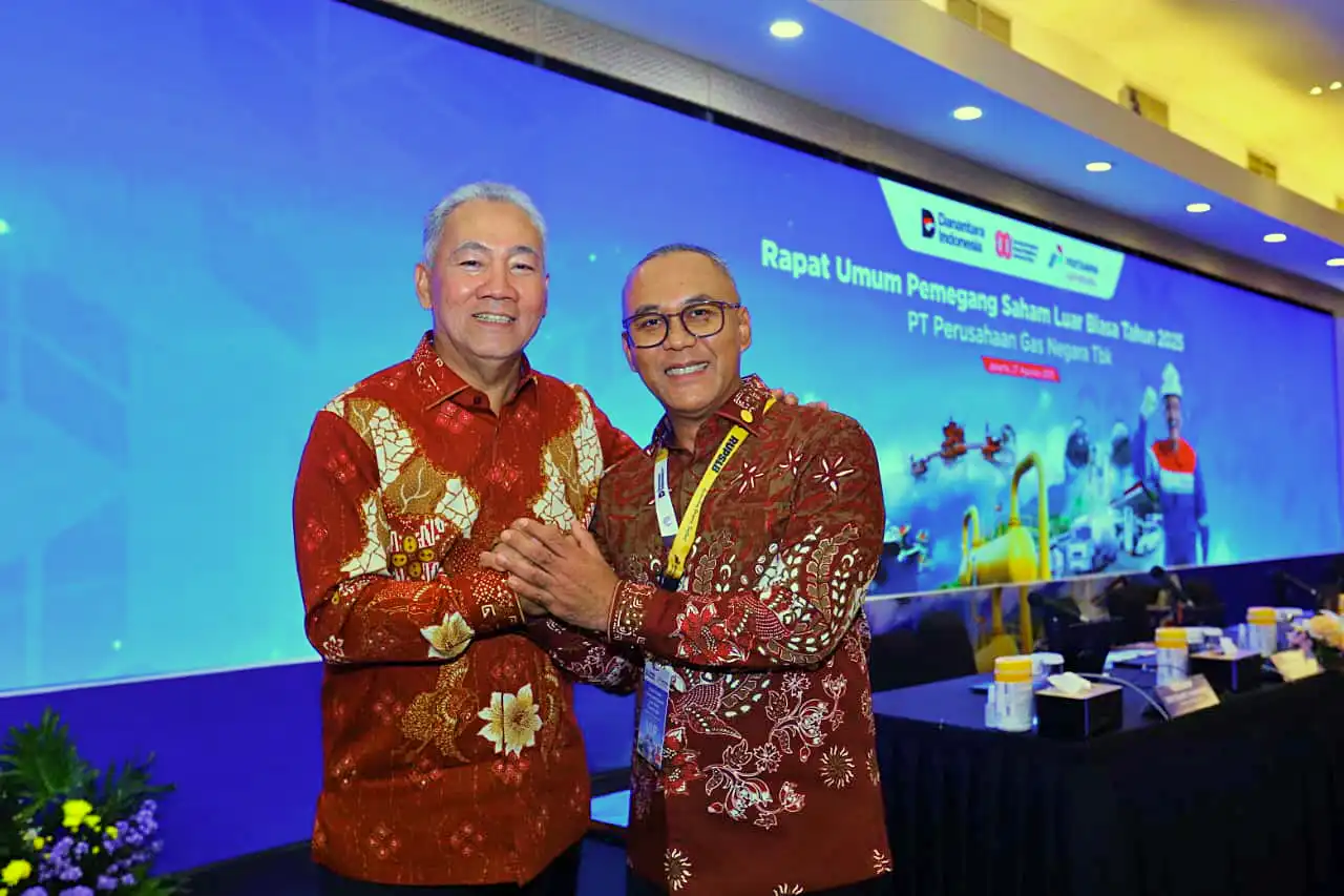 PT Perusahaan Gas Negara Tbk atau PGN resmi menetapkan susunan pengurus baru melalui Rapat Umum Pemegang Saham Luar Biasa (RUPSLB). (Foto: Dok. PGN)
