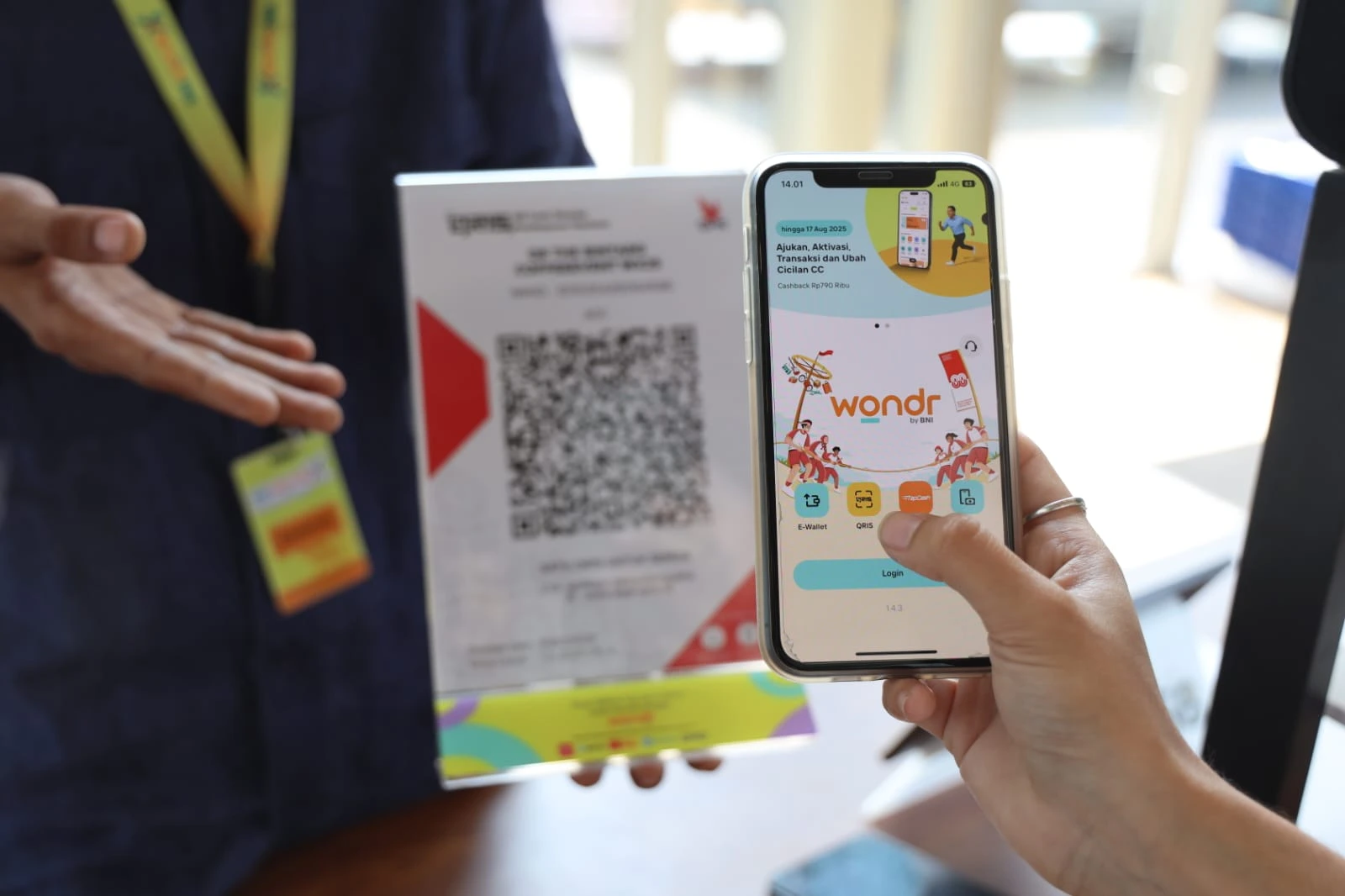 Ilustrasi: Membuka aplikasi dormant melalui aplikasi wondr by BNI. Foto: doc BNI.