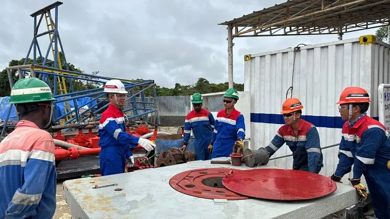Pertamina Drilling melatih 49 tenaga kerja lokal Papua. Foto: doc Pertamina. 