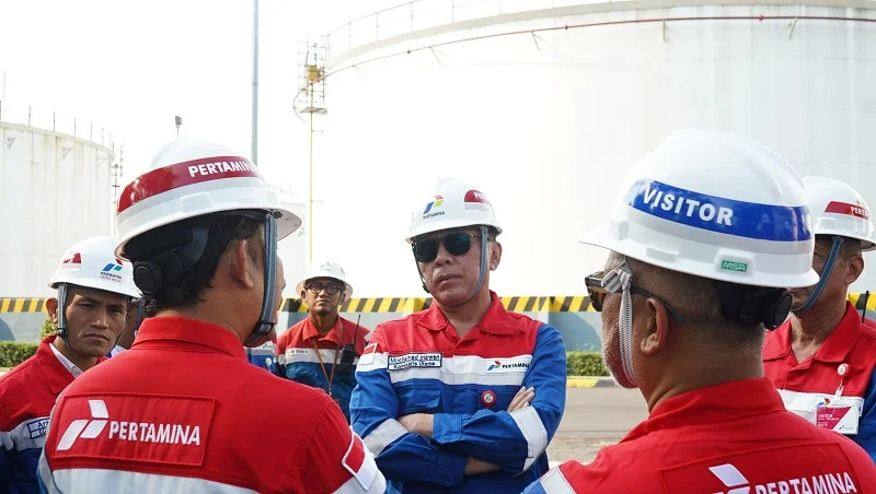 Komisaris PT Pertamina (Persero) Mochamad Iriawan melakukan kunjungan mendadak ke Terminal BBM Rewulu, Kulon Progo