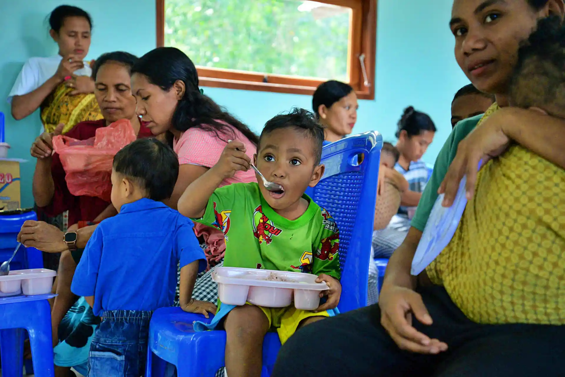 PT Bank Negara Indonesia (Persero) Tbk atau BNI menggelar serangkaian program intervensi gizi dan kesehatan sebagai aksi nyata mendukung percepatan penurunan stunting. (Foto: Dok. BNI)