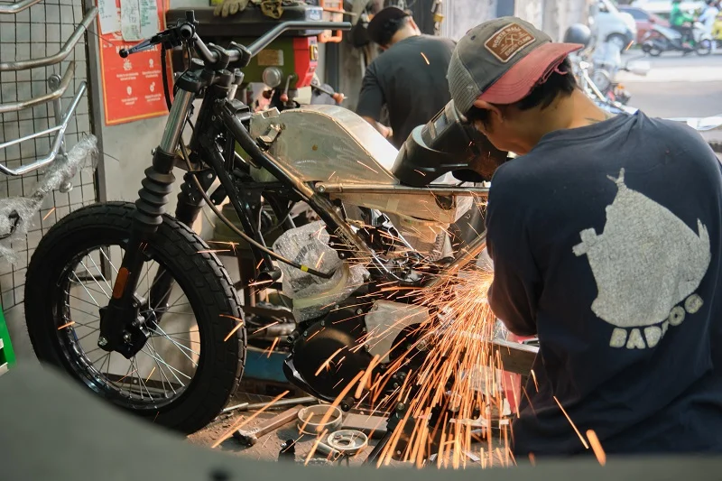Motor yang dimasukkan ke ajang Custom War 2025 di Indonesia. Foto: doc Royal Enfield. 