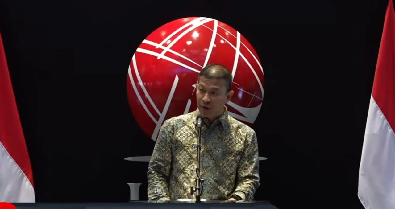 Direktur Utama BLOG Maickel Tilon. (Foto: Tangkapan layar youtube BEI)