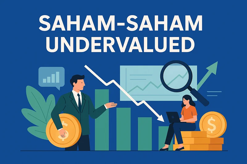 Ilustrasi daftar saham undervaluated yang layak dikoleksi. Gambar dibuat oleh Chat GPT untuk KabarBursa.com