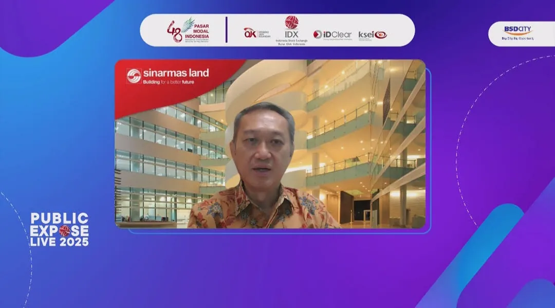 Direktur BSDE, Hermawan Wijaya. Foto: Tangkapan layar zoom.