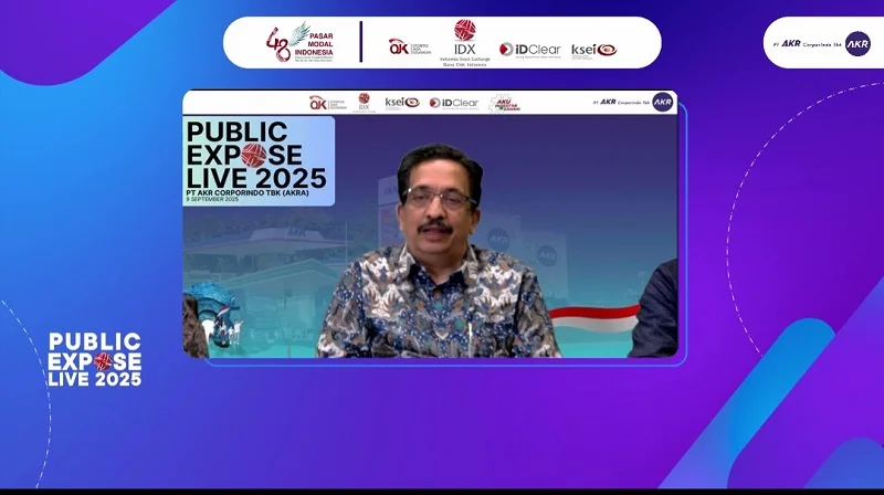 Direktur & Corporate Secretary, Suresh Vembu (foto/tangkapan layar zoom)
